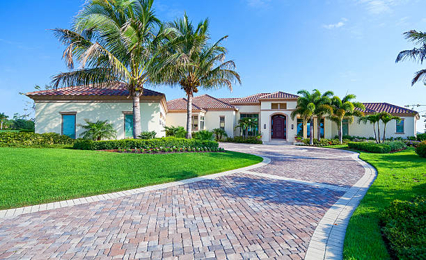 Permeable Paver Driveway in Bourg, LA